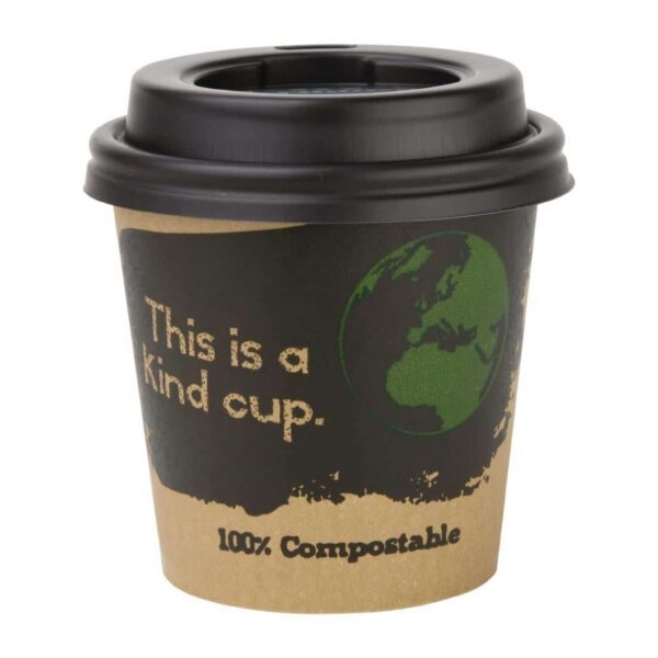 Fiesta Compostable Espresso Cup Lids 113ml / 4oz (Pack of 1000) - Image 4