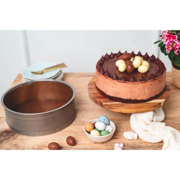 De Buyer Special Non-stick Baking Sheet for 24cm Round Cake Mould (Pack 2) - Image 3