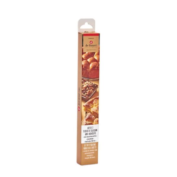De Buyer Special Non-stick Baking Sheet for 24cm Round Cake Mould (Pack 2) - Image 6