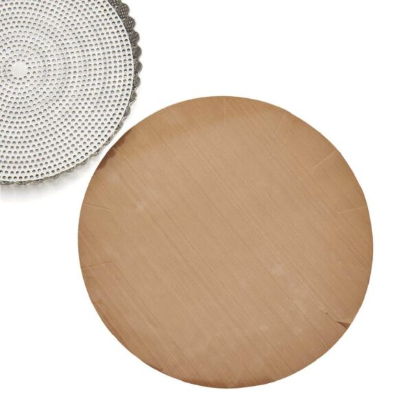 De Buyer Special Non-stick Baking Sheet for 24cm Round Fluted Tart Mould (Pack 2) - Image 3