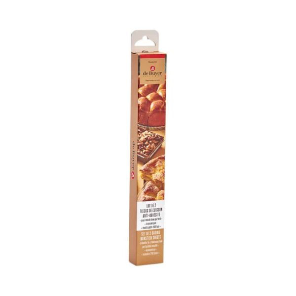 De Buyer Special Non-stick Baking Sheet for 24cm Round Fluted Tart Mould (Pack 2) - Image 4