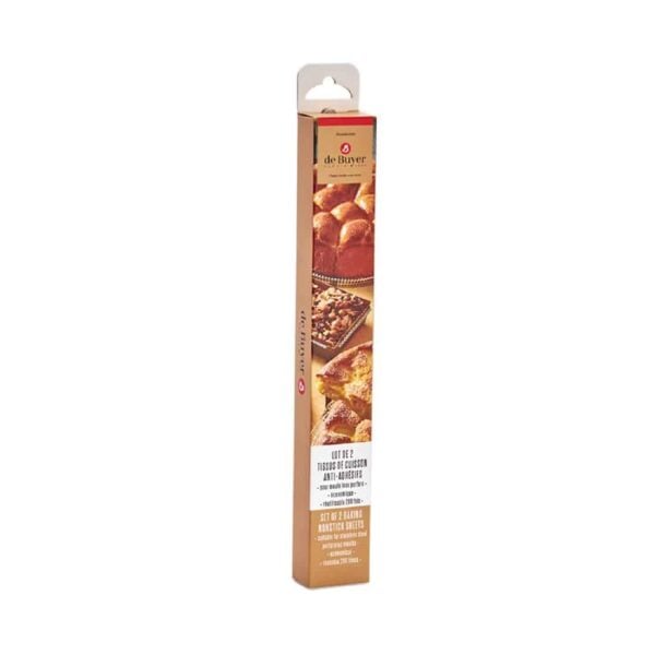 De Buyer Special Non-stick Baking Sheet for 28cm Round Fluted Tart Mould (Pack 2) - Image 1