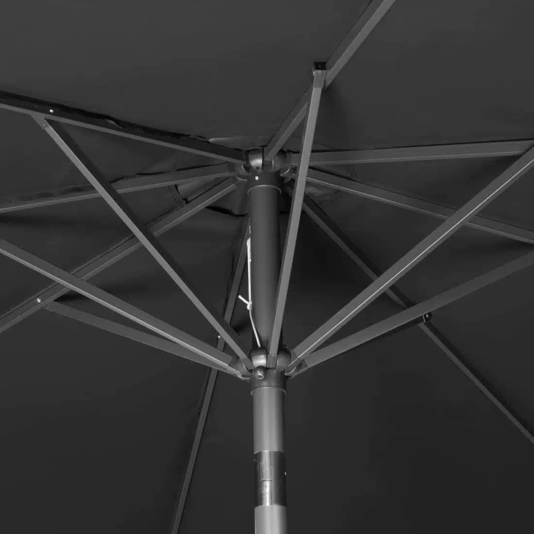 Bolero Seville Round Parasol 3m Diameter Black - Image 3