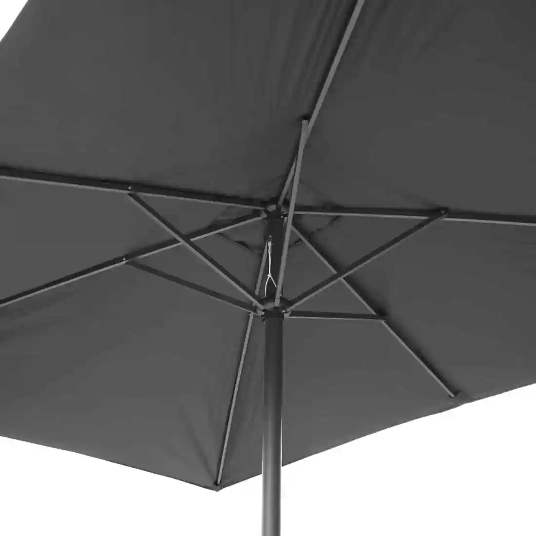 Bolero Seville Square Parasol 2x3m Black - Image 3