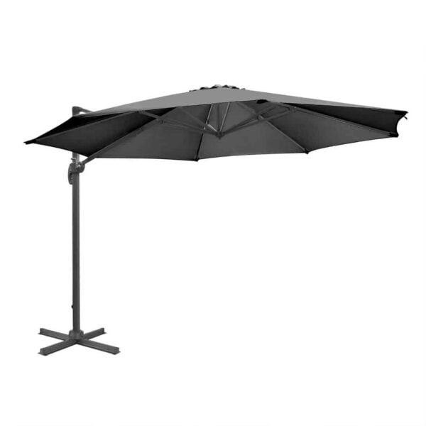 Bolero Venice Heavy Duty Parasol Black 3.5m - Image 2