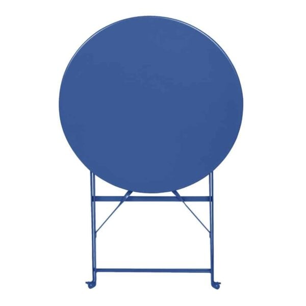 Bolero Perth Pavement Style Round Table Dark Navy - Image 3