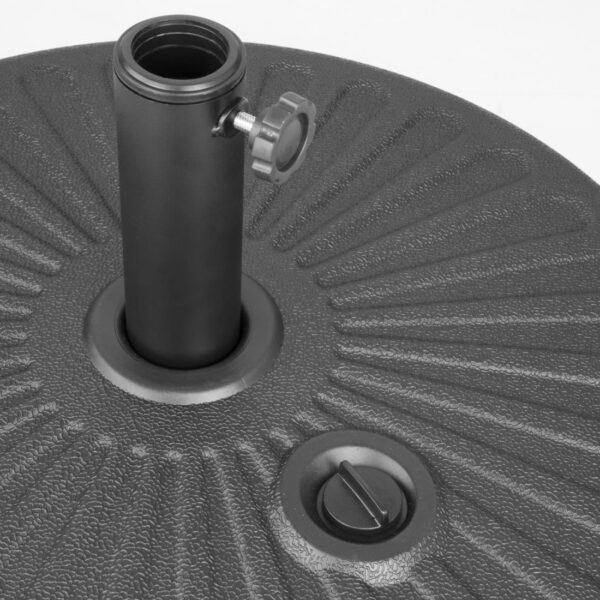 Bolero Black Plastic Parasol Base 40Ltr (filled) - Image 4