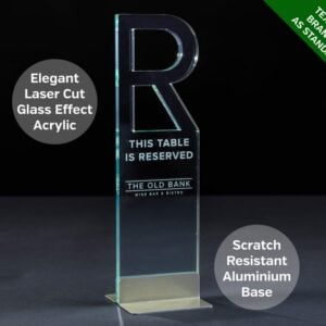 Emerald Reserved Table Sign