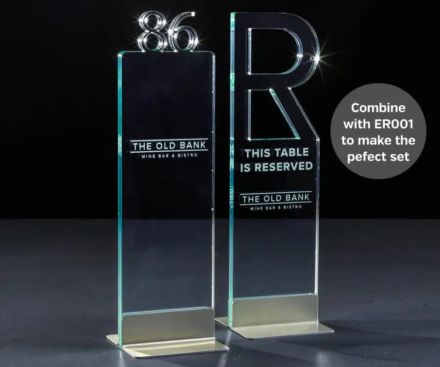 Emerald Reserved Table Sign - Image 3