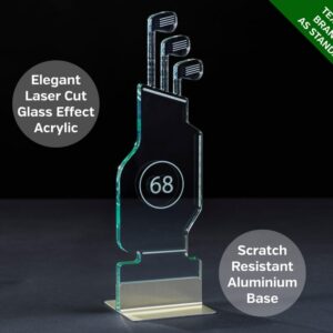 Emerald Golf Bag Table Number