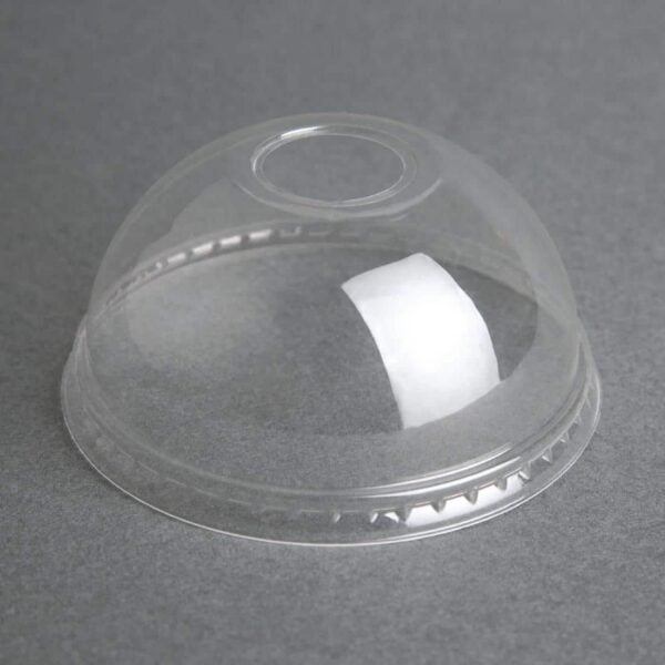Fiesta Compostable PLA Cold Cup Domed Lids 12oz / 16oz / 20oz (Pack of 1000) - Image 2