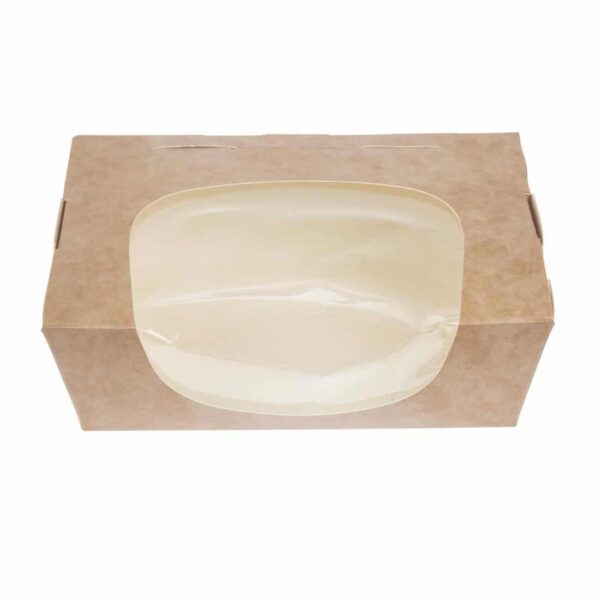 Colpac Zest Compostable Kraft Medium Salad Box 825ml/29oz (Pack of 250) - Image 3