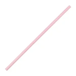 Fiesta Compostable Paper Straws Pink (Pack of 250)