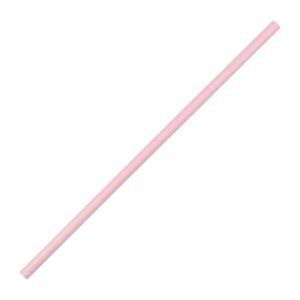 Fiesta Compostable Bendy Paper Straws Pink (Pack of 250)