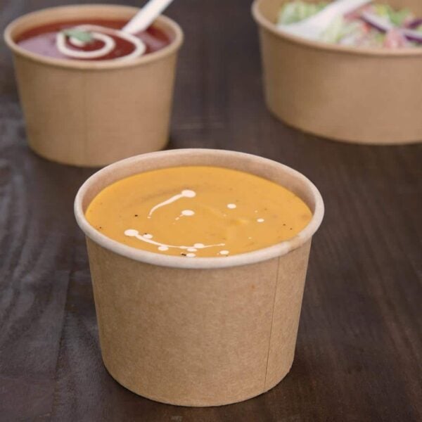 Fiesta Compostable Soup Containers 98mm 340ml / 12oz (Pack of 500) - Image 4
