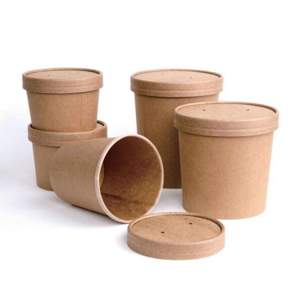 Fiesta Compostable Soup Containers 98mm 340ml / 12oz (Pack of 500) - Image 7