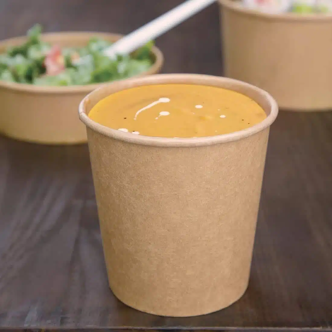 Fiesta Compostable Soup Containers 98mm 455ml / 16oz (Pack of 500) - Image 3