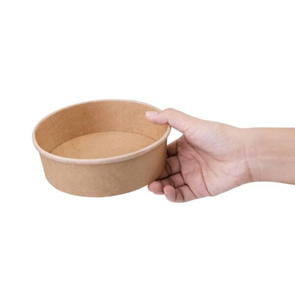 Fiesta Compostable Round Kraft Salad Bowls 500ml / 18oz (Pack of 300) - Image 3