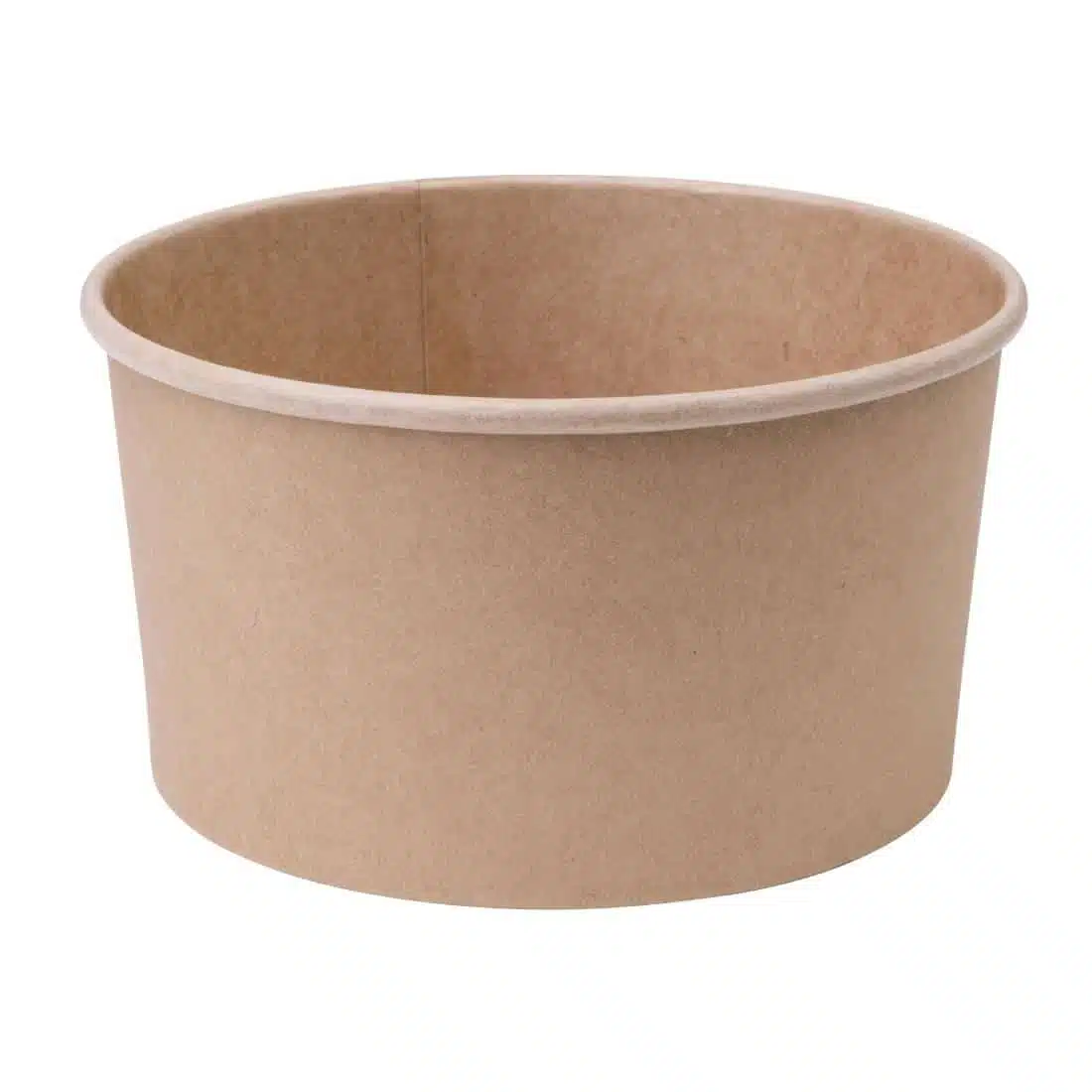 Fiesta Compostable Round Kraft Salad Bowls 1000ml / 35oz (Pack of 300) - Image 1