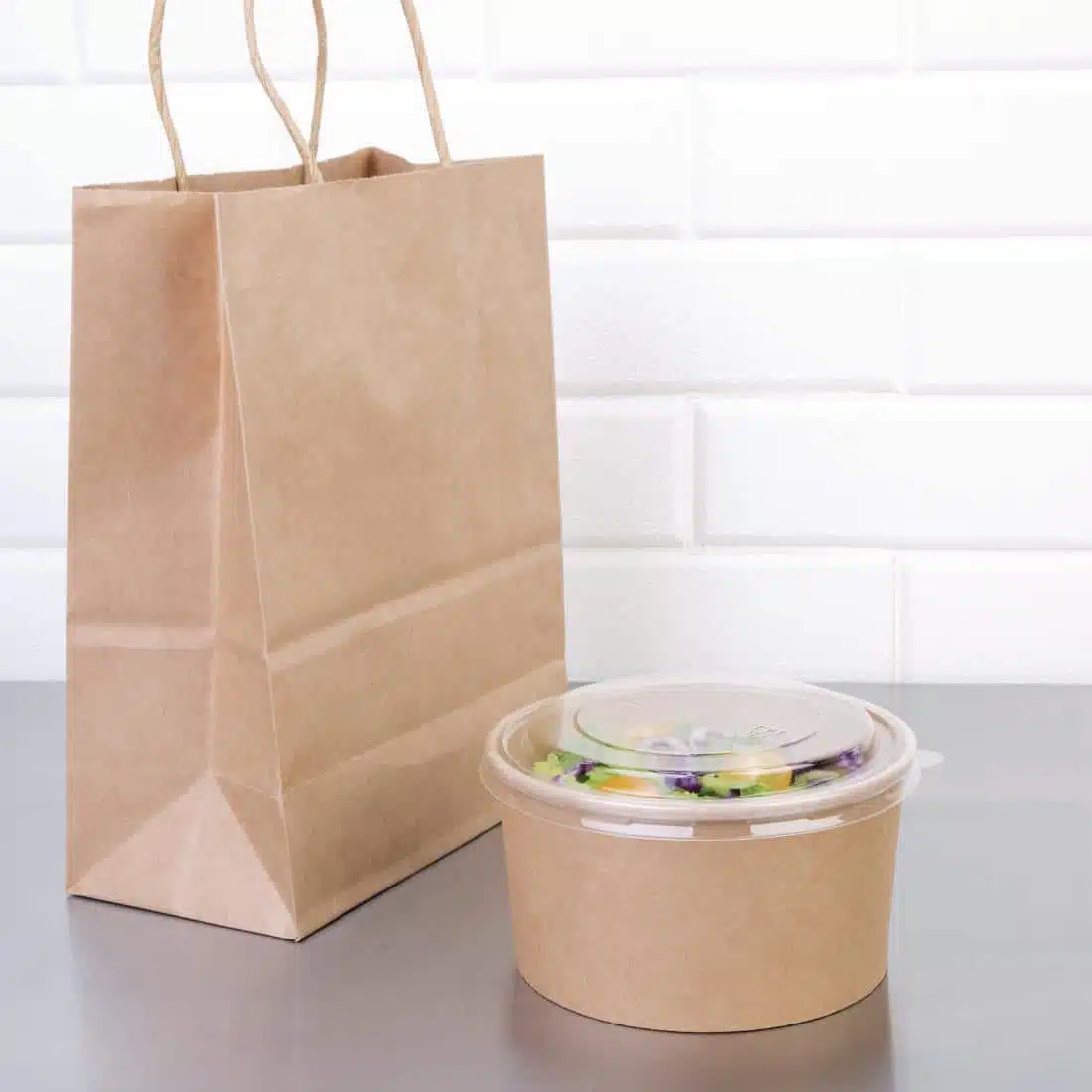 Fiesta Recyclable PET Round Salad Bowl Lids (Pack of 300) - Image 5