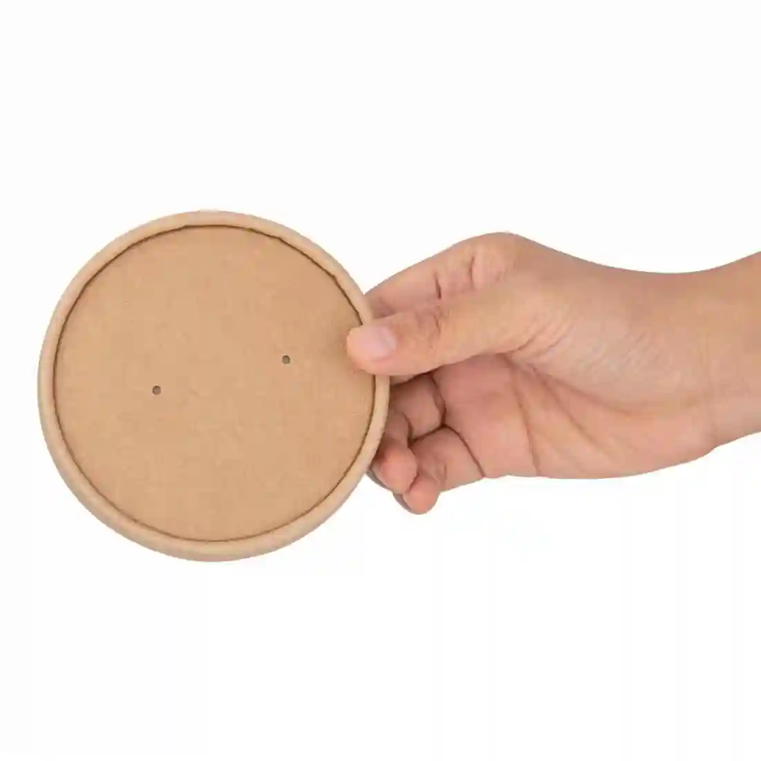 Fiesta Compostable Paper Soup Container Lids 98mm (Pack of 500) - Image 2