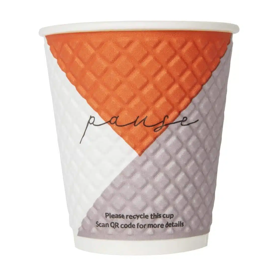 Huhtamaki Pause Disposable Coffee Cups Double Wall 256ml / 9oz (Pack of 925) - Image 1