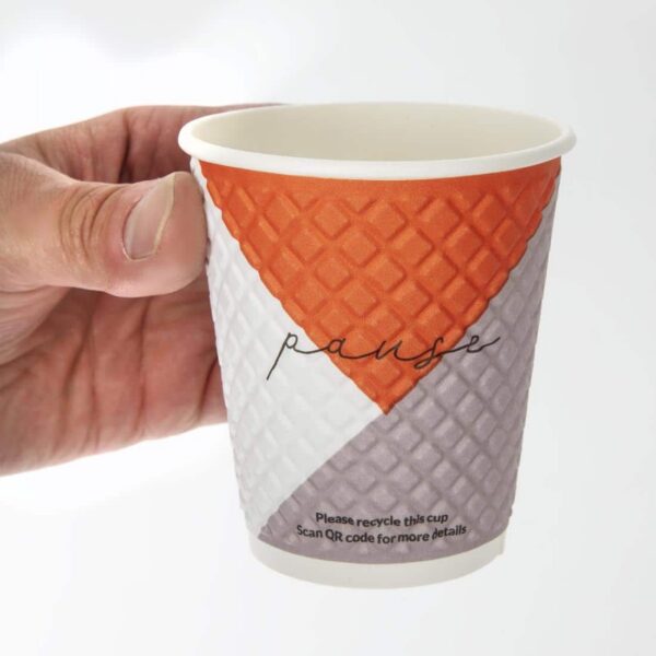 Huhtamaki Pause Disposable Coffee Cups Double Wall 256ml / 9oz (Pack of 925) - Image 7