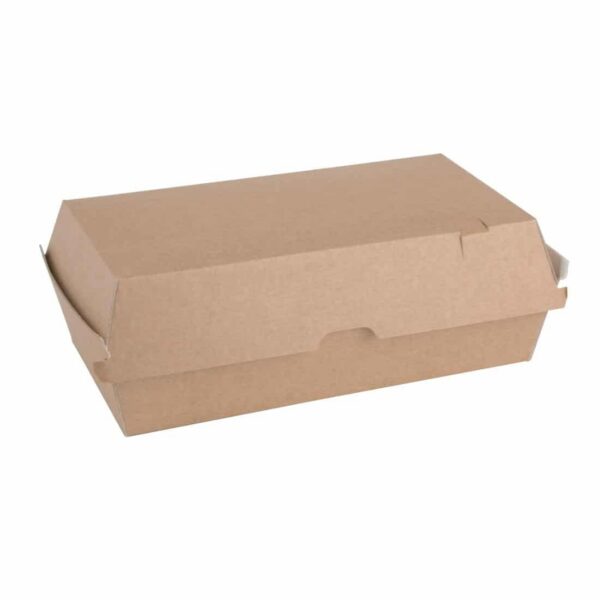 Fiesta Compostable Kraft Food Boxes Large 204mm (Pack of 100) - Image 2