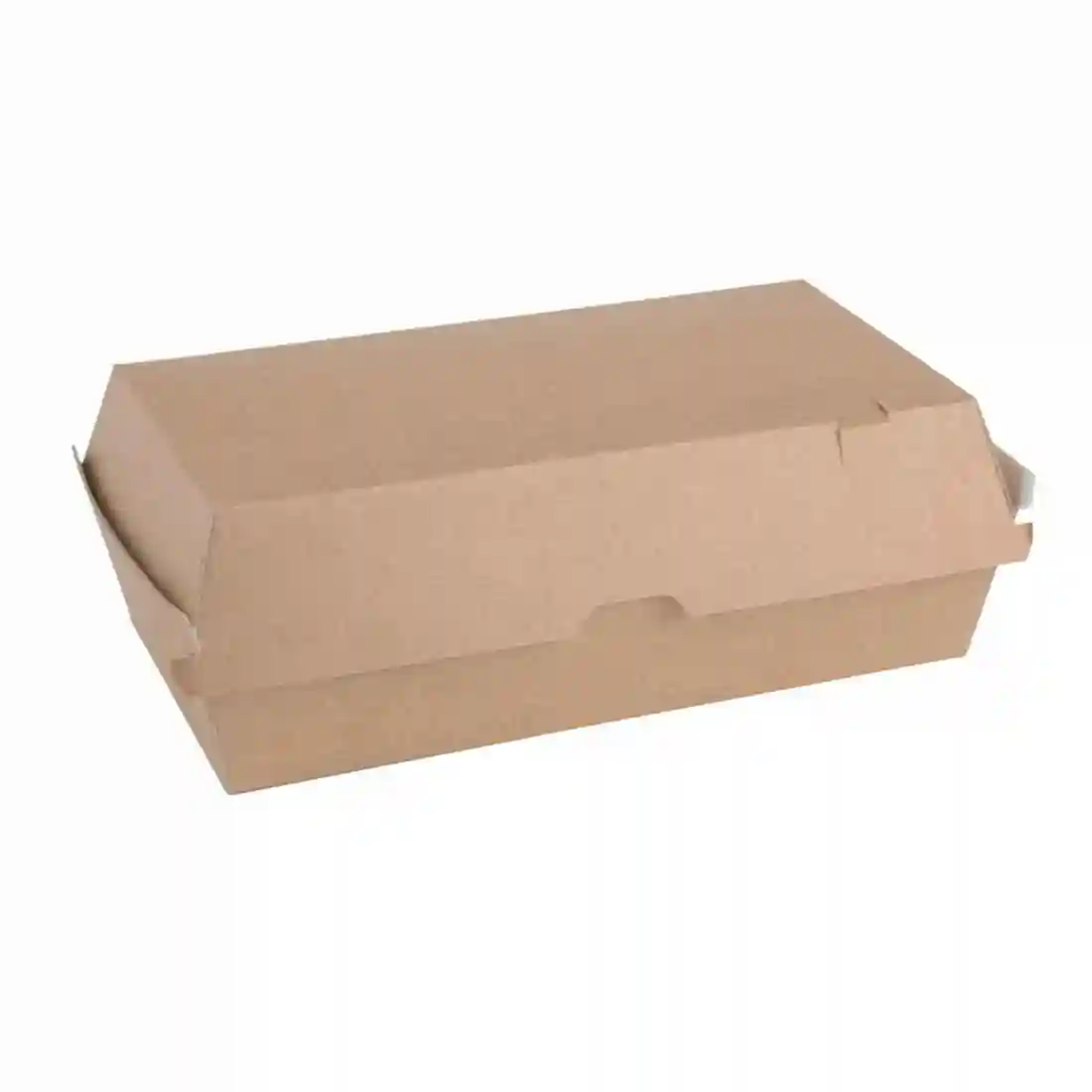 Fiesta Compostable Kraft Food Boxes Large 204mm (Pack of 100) - Image 1
