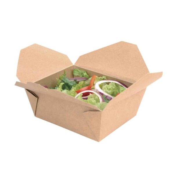 Fiesta Compostable Paperboard Food Cartons 1200ml / 42oz (Pack of 200) - Image 4