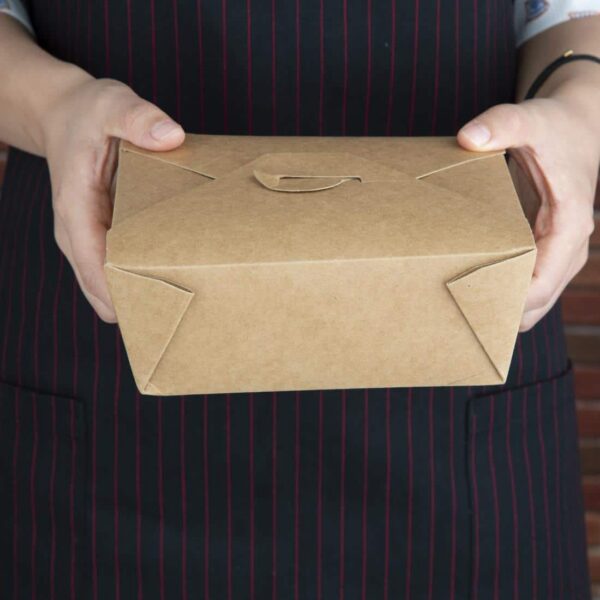 Fiesta Compostable Paperboard Food Cartons 1200ml / 42oz (Pack of 200) - Image 7
