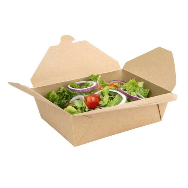 Fiesta Compostable Paperboard Food Cartons 1800ml / 63oz (Pack of 200) - Image 4