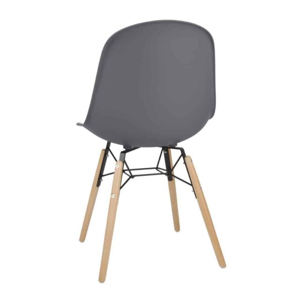 Bolero Arlo Side Chairs Dark Grey (Pack of 2) - Image 6