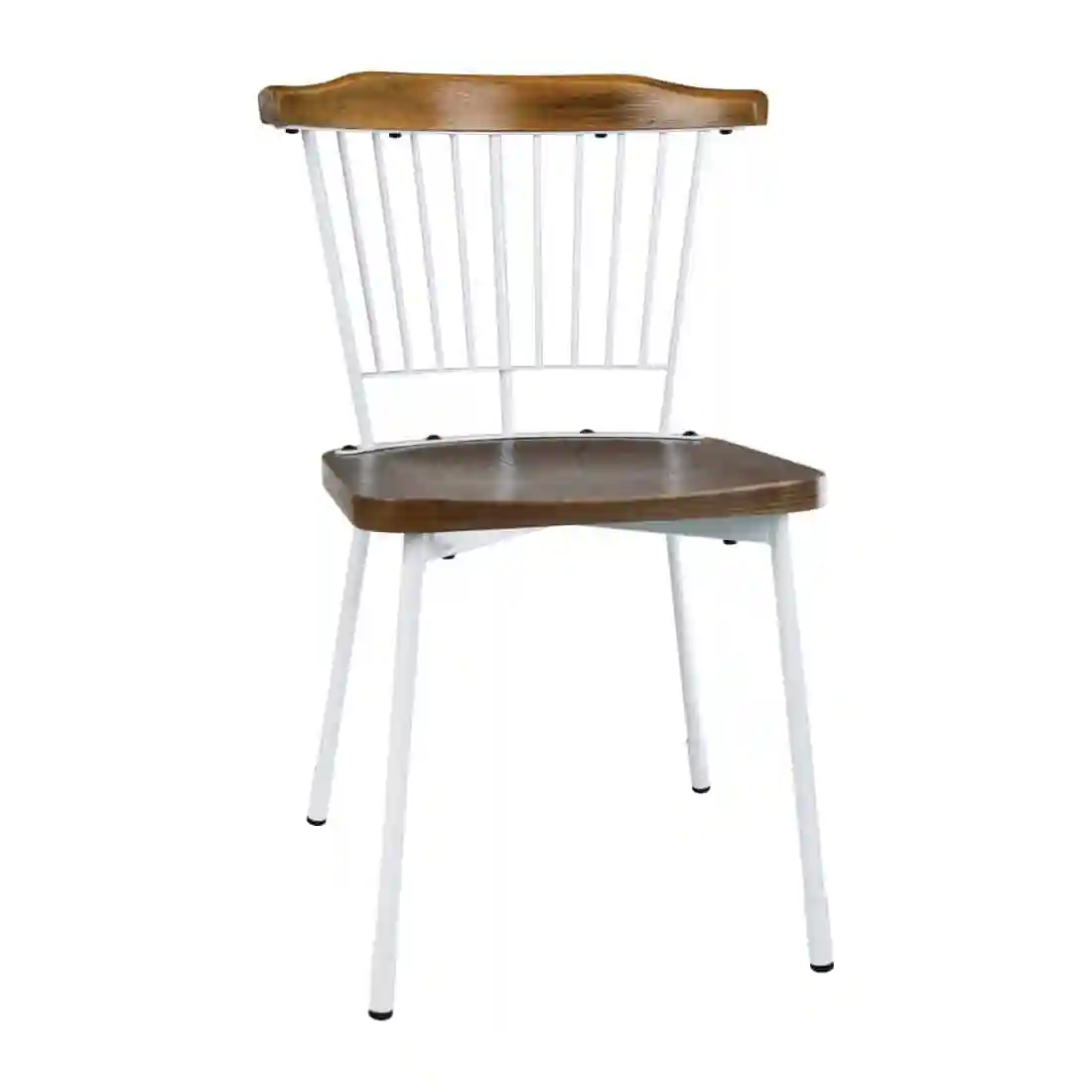 Bolero Scandi Side Chairs White (Pack of 2) - Image 1
