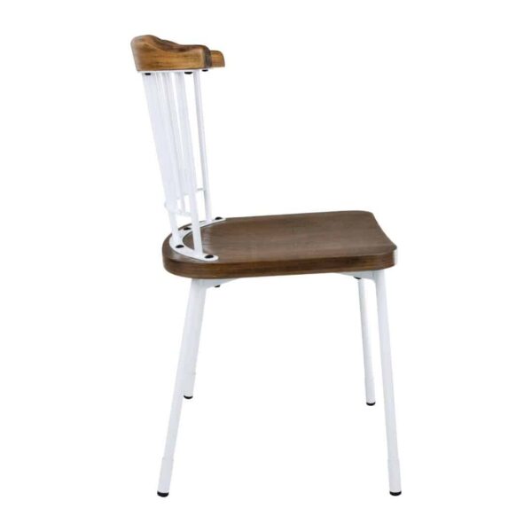 Bolero Scandi Side Chairs White (Pack of 2) - Image 3