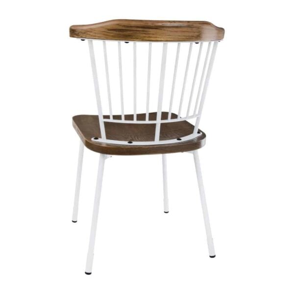 Bolero Scandi Side Chairs White (Pack of 2) - Image 4
