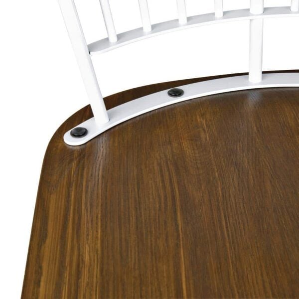 Bolero Scandi Side Chairs White (Pack of 2) - Image 5