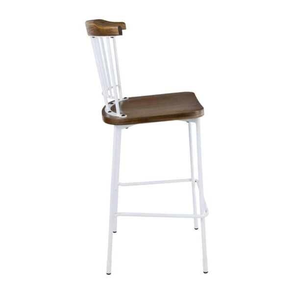 Bolero Scandi High Stools White (Pack of 2) - Image 3