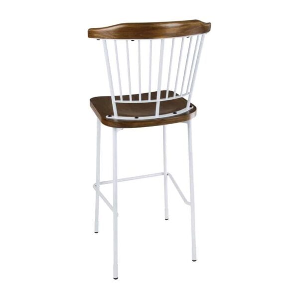Bolero Scandi High Stools White (Pack of 2) - Image 4