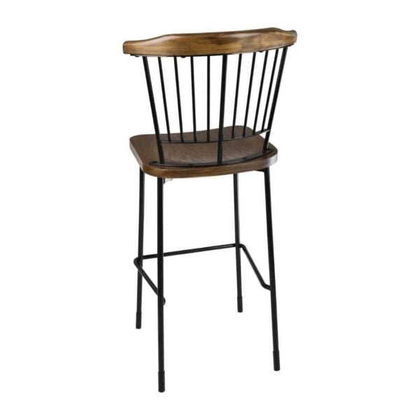 Bolero Scandi High Stools Black (Pack of 2) - Image 4