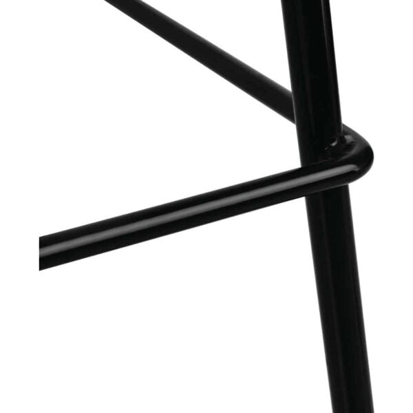 Bolero Steel Wire Dining Chairs Black (Pack of 4) - Image 6