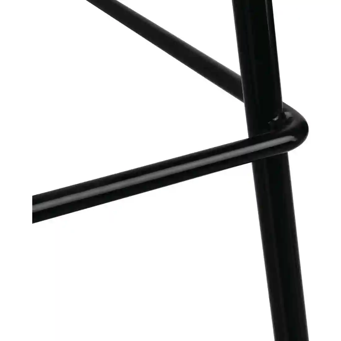 Bolero Steel Wire Dining Chairs Black (Pack of 4) - Image 5