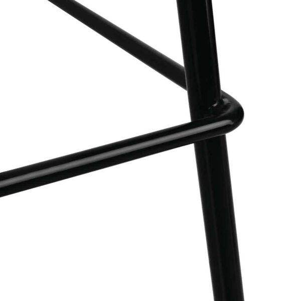 Bolero Steel Wire High Stools Black (Pack of 4) - Image 6