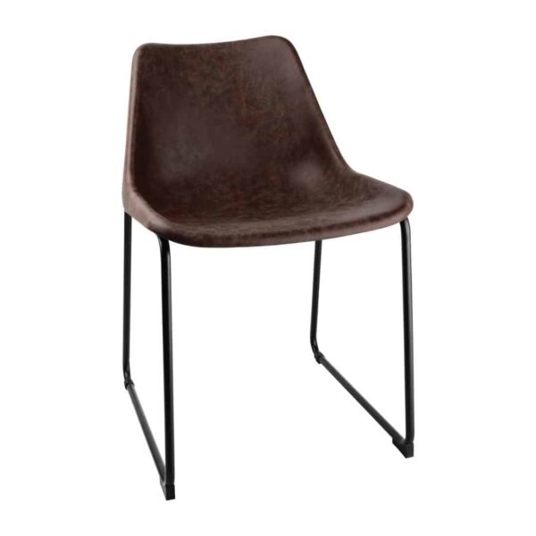 Bolero Rodeo Side Chairs Mocha (Pack of 2) - Image 2