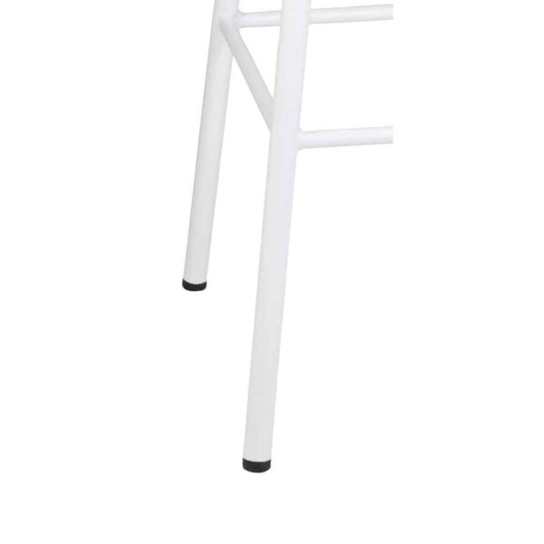 Bolero Cantina High Stools with Wooden Seat Pad White (Pack of 4) - Image 4