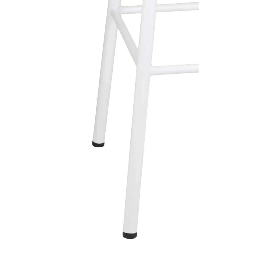 Bolero Cantina High Stools with Wooden Seat Pad White (Pack of 4) - Image 3