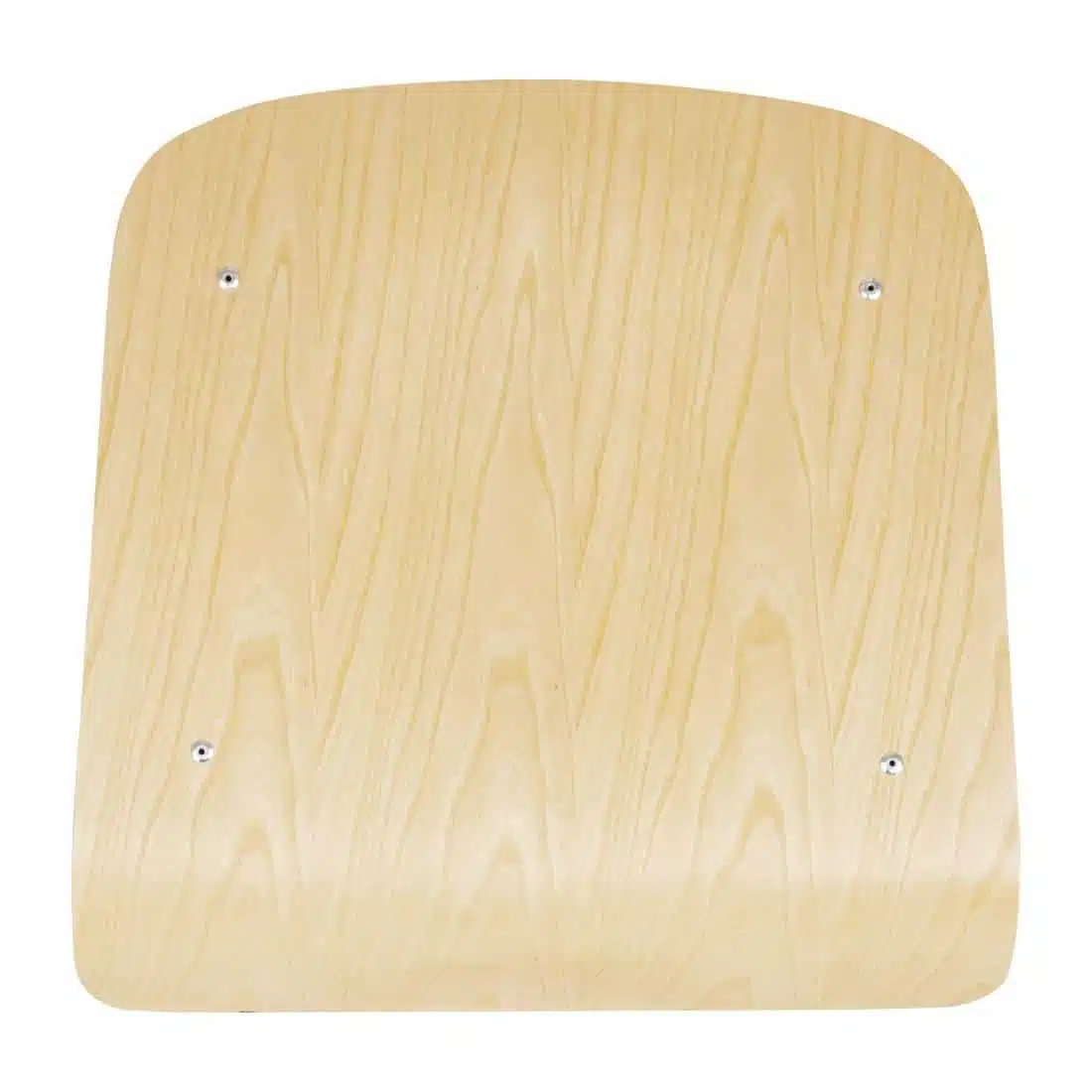 Bolero Cantina Side Chairs with Wooden Seat Pad and Backrest Orange (Pack of 4) - Image 4