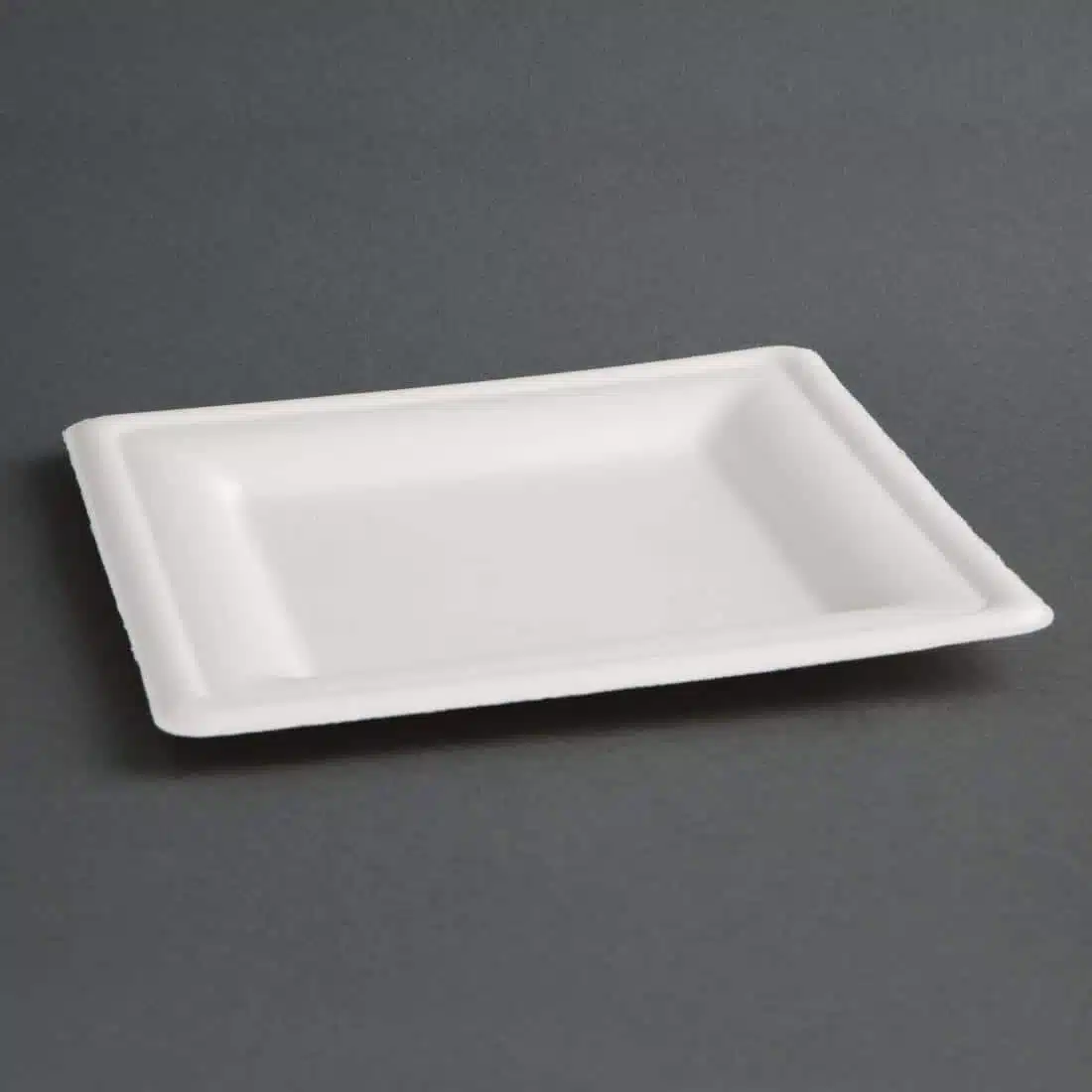 Fiesta Compostable Bagasse Square Plates 261mm (Pack of 50) - Image 2