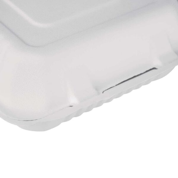 Fiesta Compostable Bagasse Hinged Food Containers 223mm (Pack of 200) - Image 5