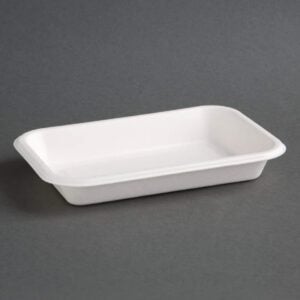 Fiesta Compostable Bagasse Food Trays 12oz (Pack of 50)